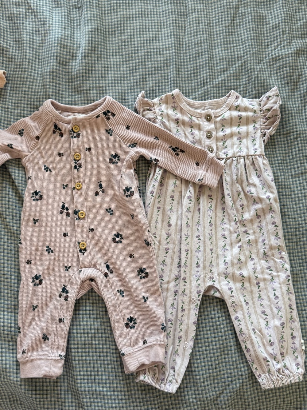 Purple Floral Onesies